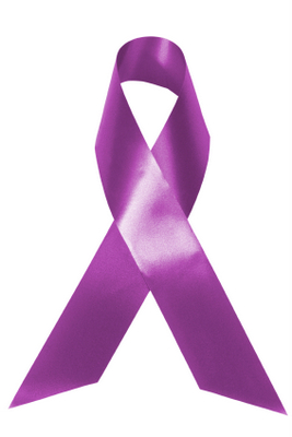 Oral cancer ribbon.